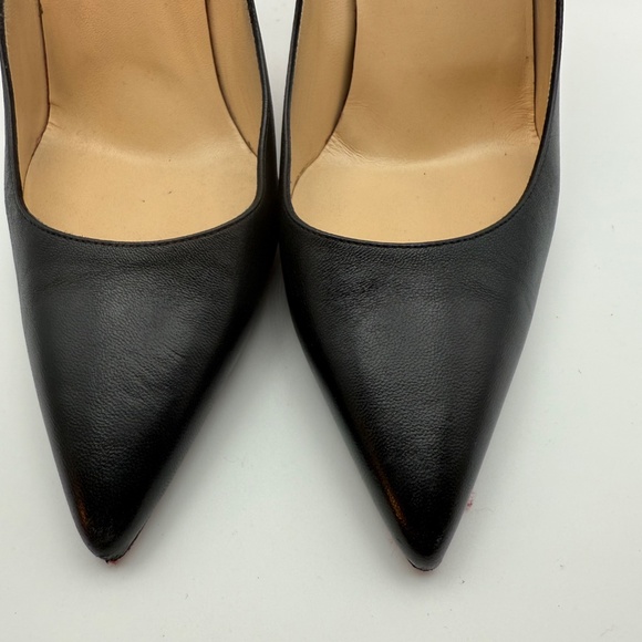 CHRISTIAN LOUBOUTIN KATE 100 BLACK KID SIZE 41 - Picture 2 of 9